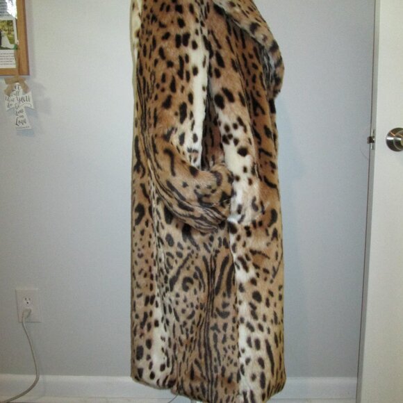 🐆Kendall & Kylie Faux-Fur Leopard Print Coat NWT Sz XL - Picture 9 of 13